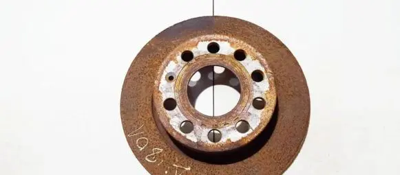 Skoda Octavia Mk2 (1Z) Rear brake disc neventiliuojamas