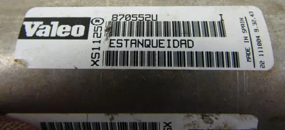 Fiat Stilo EGR valve cooler 870552U