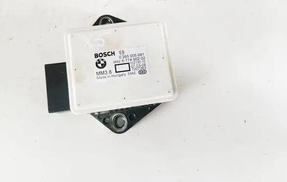 BMW X5 E70 ESP acceleration yaw rate sensor 0265005681 6774602 7007363