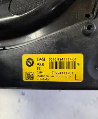 BMW 7 F01 F02 F03 F04 Subwoofer speaker 9241117 18820010