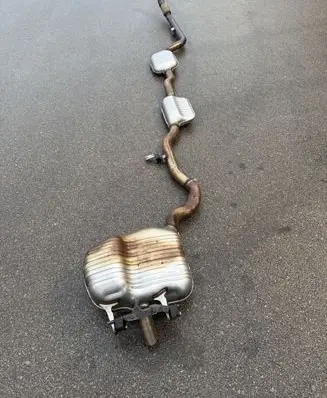 Mercedes-Benz E W214 Muffler/silencer A2064913500 A2064912900 A2054911301