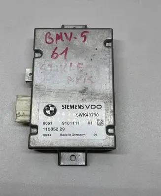 BMW 5 E60 E61 Camera control unit module 9181111 11585229 5WK43790