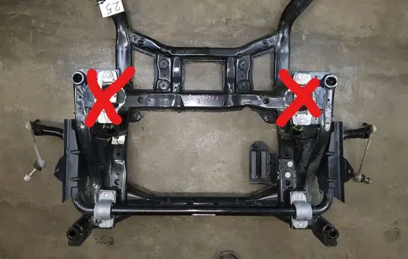 Jaguar F-Pace Front subframe 835C145AG HK835C145AG GX737B142AG