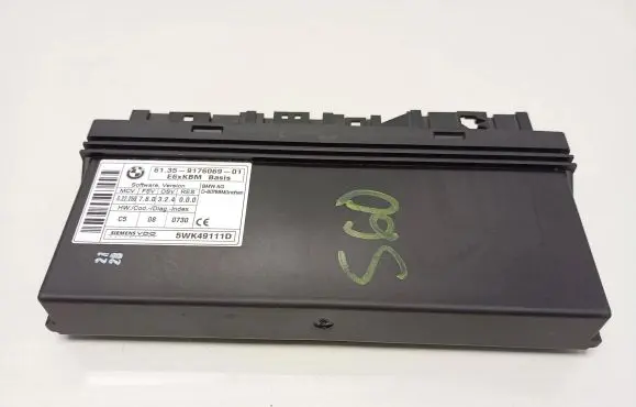 BMW 5 E60 E61 Comfort/convenience module 9176069 6135917606901 5wk49111d
