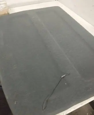 Parcel shelf load cover