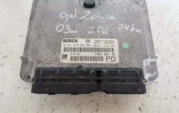 Opel Zafira B Engine control unit/module 0281010268