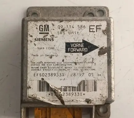 Opel Tigra A Airbag control unit/module 09114586 5WK41150B