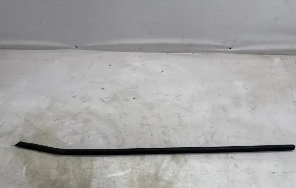 Front door glass trim molding