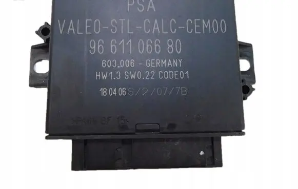 Citroen C6 Parking PDC control unit/module 9661106680