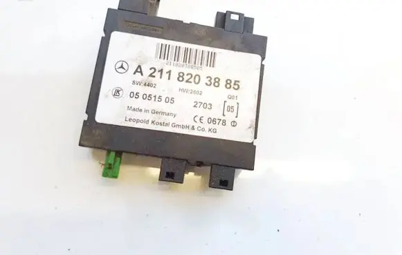 Mercedes-Benz CLS C219 Other control units/modules a2118203885 05051505