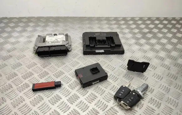 Engine ECU kit and lock set