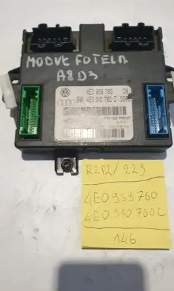 Audi A8 S8 D3 4E Seat control module 4E0959760 4E0910760C