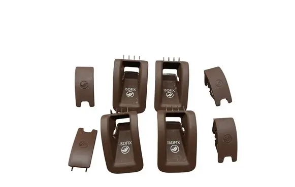 Audi A3 S3 8V ISOFIX cover 8V7887233 8V7887187 BROWN