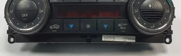 Mercedes-Benz CLK A209 C209 Climate control unit A2038301985