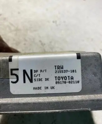 Toyota Auris 150 Airbag control unit/module 8917002110 215537101