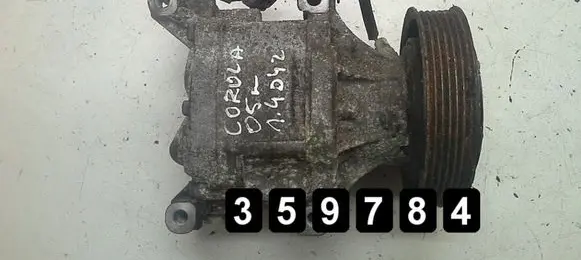Toyota Corolla E120 E130 Air conditioning (A/C) compressor (pump) 1400d4d 447260 7851 scsa06c