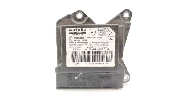 Peugeot Partner Airbag control unit/module 9803916880 626181200