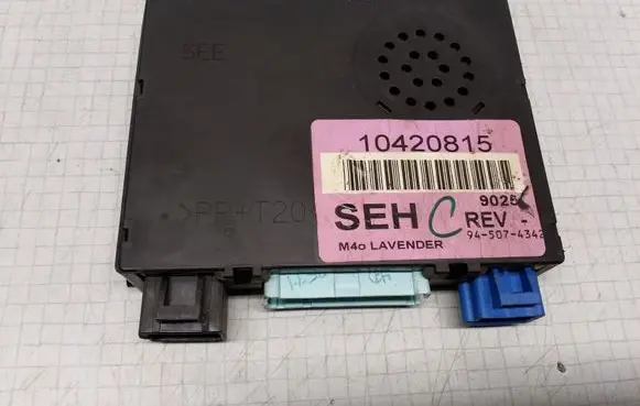 Opel Sintra Other control units/modules 10420815
