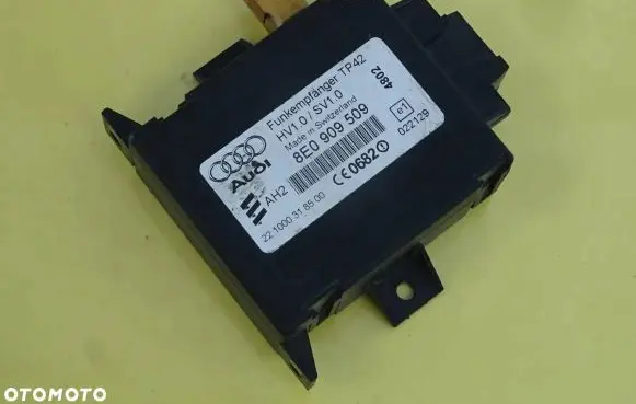 Audi A4 S4 B6 8E 8H Other control units/modules 8E0909509