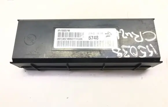 Chevrolet Cruze Air conditioning/heating control unit 13505748 5748 K5038