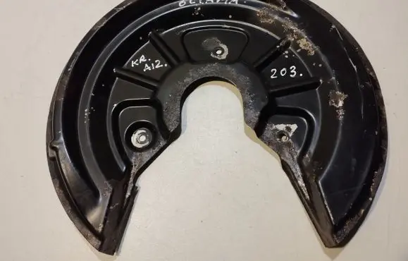 Skoda Octavia Mk2 (1Z) Rear brake disc plate dust cover 