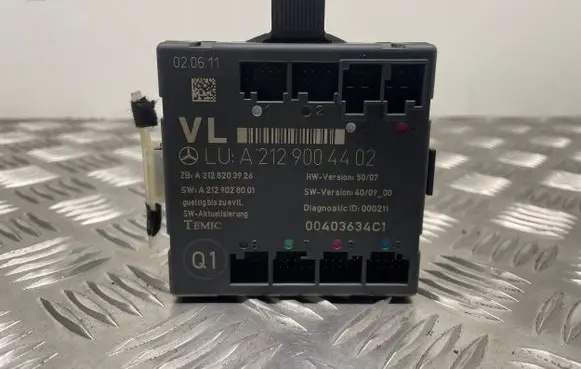 Mercedes-Benz C W204 Door control unit/module A2129004402 A2128203926 A2129028001