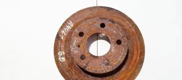 Opel Meriva A Rear brake disc neventiliuojamas