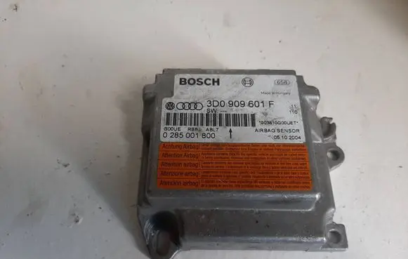 Volkswagen Touareg I Airbag control unit/module 3D0909601F 0285001800