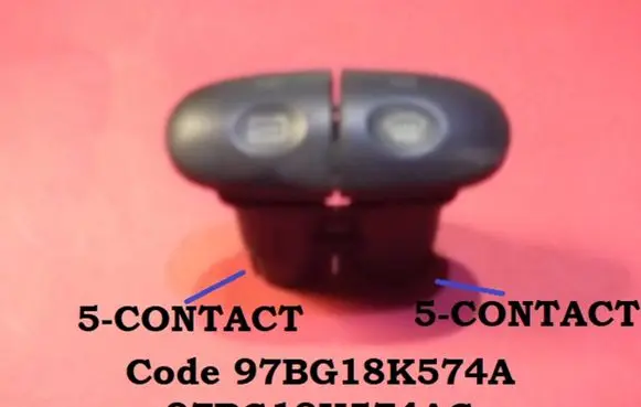 Ford Mondeo MK II Windscreen/window heater switch 97BG18K574A 97BG18K574AC