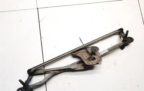Front wiper linkage and motor