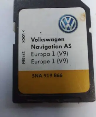 Volkswagen PASSAT B8 Navigation maps CD/DVD 5NA919866