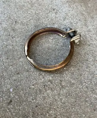 BMW 5 F10 F11 Muffler pipe connector clamp 7620508