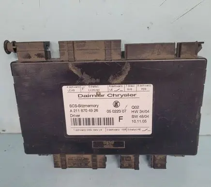 Mercedes-Benz ML W164 Seat control module A2118704926 05022307