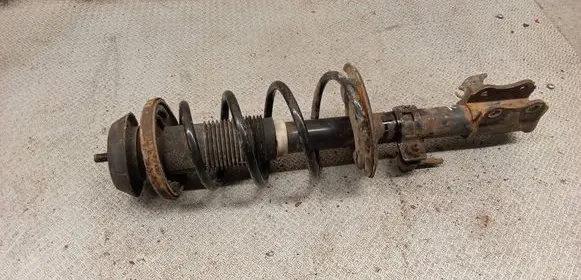 Opel Agila B Front shock absorber with coil spring 