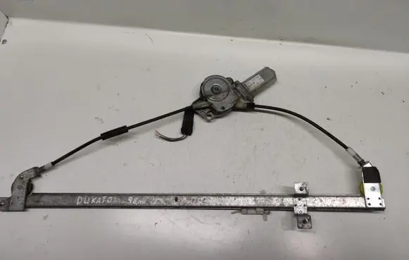Fiat Ducato Front door window regulator with motor 1322757080
