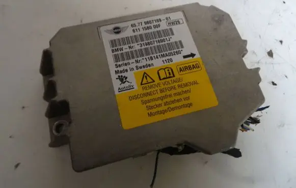 Mini Cooper Countryman R60 Airbag control unit/module 9807169