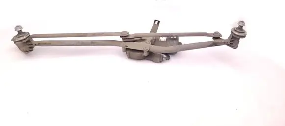 Front wiper linkage and motor