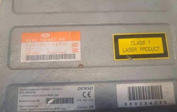 Land Rover Range Rover Sport L320 CD/DVD changer 8H4210E887AB 4621008882