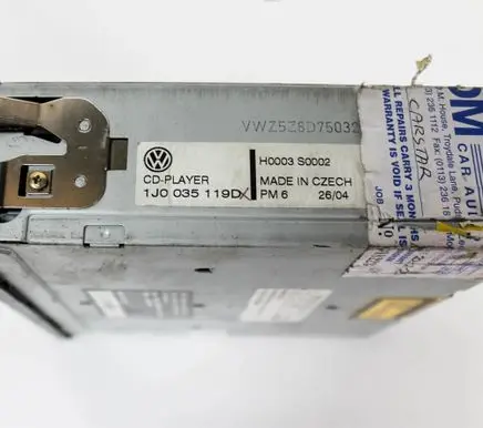 Volkswagen Golf IV CD/DVD changer 1J0035119D