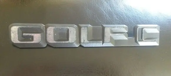 Volkswagen Golf II Rear loading door model letters 191853687