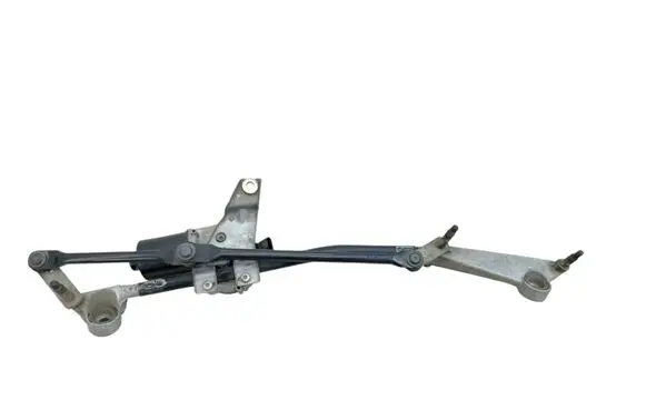 Front wiper linkage and motor