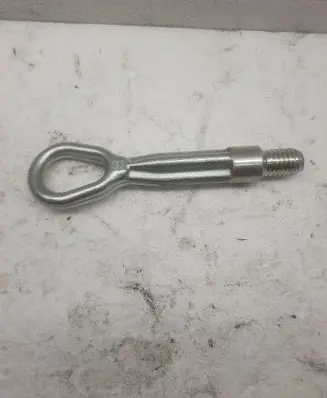 Towing hook eye