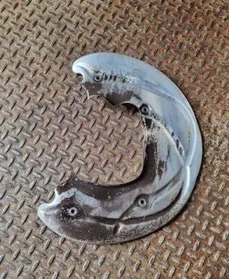 Audi Q5 SQ5 Front brake disc dust cover plate 