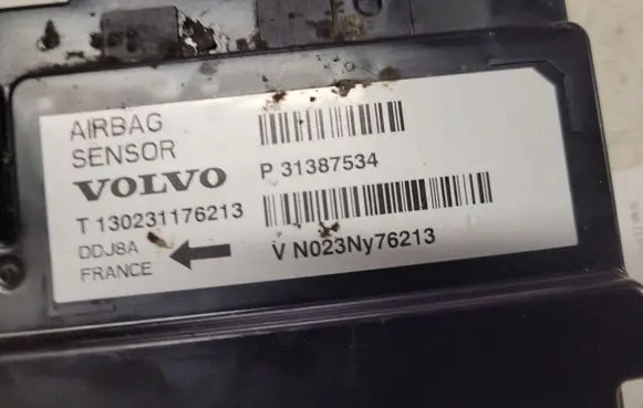 Volvo V40 Airbag control unit/module 31387534 T130231176213