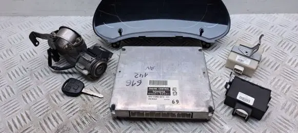 Toyota Avensis T250 Engine ECU kit and lock set 8380005632 8966105691 MB1758008070