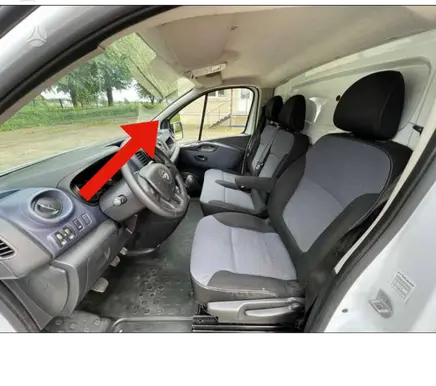 Opel Vivaro (A) pillar trim 93868211 SP7510
