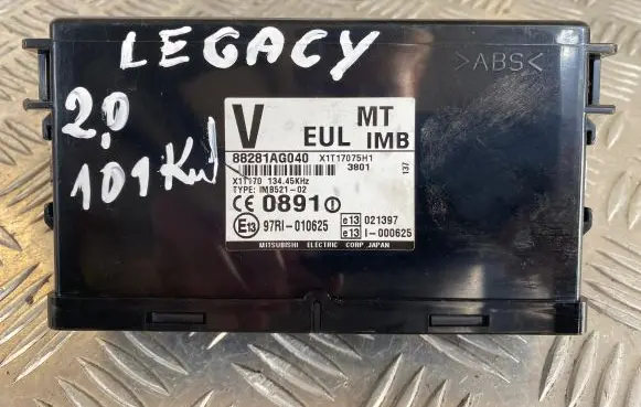 Subaru Legacy Other control units/modules 88281AG040 97RI010625 X1T17075H1