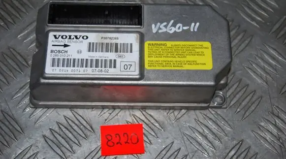 Volvo S60 Airbag control unit/module 0285010211