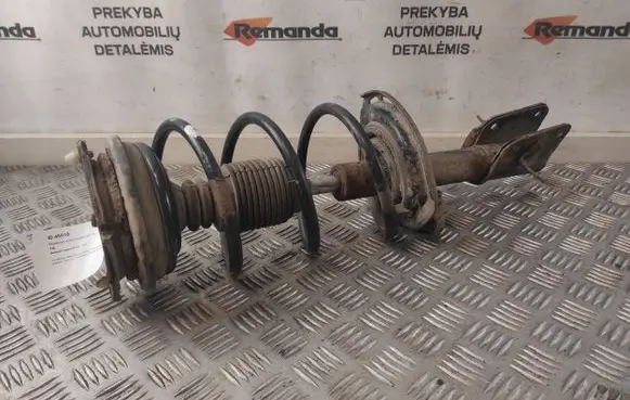Front shock absorber with coil spring