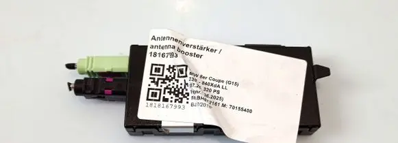 BMW 8 G15 Aerial antenna filter 65206835179 6835179